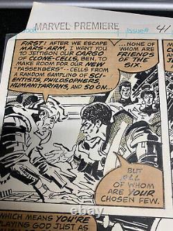 Marvel Premiere #41 Original Comic Art Tom Sutton Dave Cockrum Joe Sinott (1978)