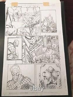 Marvel Team Up V2 #5 Page 5 Original Published Comic Art by Tom Grindberg 1997