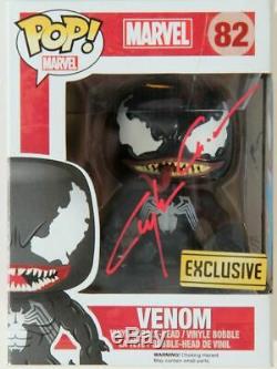 Marvel Venom Signed Funko Pop Clanton Crain Original Art /proof