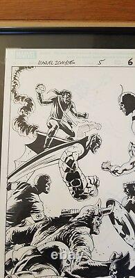 Marvel Zombies 1 Issue 5 Pg 6 splash. Spider-Man Venom Wolverine Cap Goblin