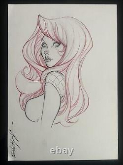 Mary Jane Spider-Man (9x12) Original Art By Narcelio Sousa Ed Benes Studio