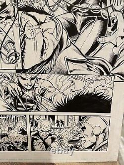 Mash Avengers 5 Original Comic Art Page Pg 20 Black Widow Interior