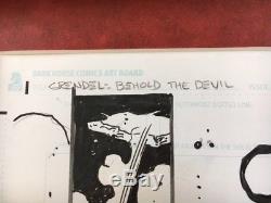 Matt Wagner Grendel Original Art! Beautiful page from Behold the Devil