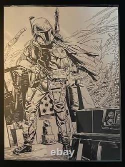 Michael Golden Boba Fett Commission Original Art