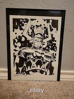 Michael Lark Original Sketch GALACTUS/MARVEL/FANTASTIC FOUR