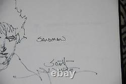 Michael T. Gilbert Mr. Monster Scott Hampton Sandman Original Comic Art Sketches