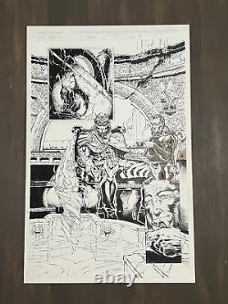 Michael Turner Original Comic Art Page to Ballistic # 1 11x17 D-Tron Inks