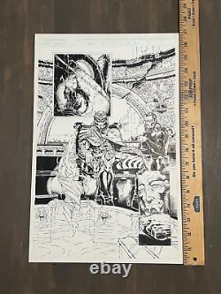Michael Turner Original Comic Art Page to Ballistic # 1 11x17 D-Tron Inks
