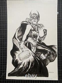 Mighty thor jane foster original Comic Art Illustration