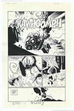 Mignola Original comic art, Aliens Salvation, Page #31, 1993 Dark Horse Comics