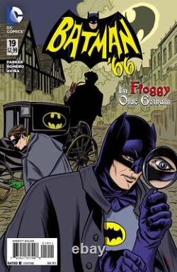 Mike Allred Signed Original Comic Cover Art Batman'66 19 Sherlock Holmes Homage