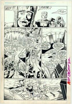 Mike DeCarlo Original Warlord DC Comics Art Page SIGNED by Creator Mike Grell