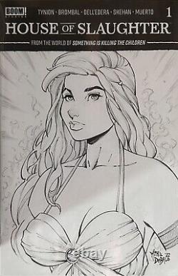 Mike Debalfo Original Art Sketch Cover MUST SEE ONE OF A KIND