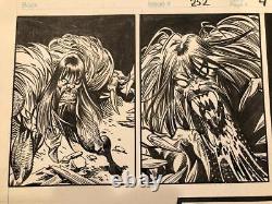 Mike Deodato Jr & Al Milgrom Spider-man 252 Original Comic Book Art Page Oa Cgc