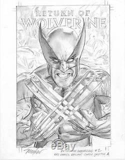 Mike Mayhew Original RETURN OF WOLVERINE #1 (2018) Cover Sketch A