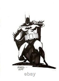 Mike Mignola DC Comics Batman 8x10 Original Art Drawing