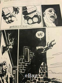 Mike Mignola Hellboy Box Of Evil # 2 Page 19 Signed