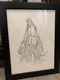 Mike Mignola Hellboy Original Comic Art Approx 9x12 Framed Sketch In Pencil