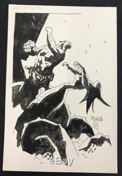 Mike Mignola Original Comic Art Labeled Library Edition #1 from 2003 Hellboy