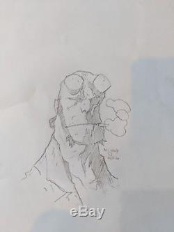 Mike Mignola SKETCH Hellboy ART