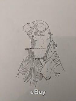 Mike Mignola SKETCH Hellboy ART