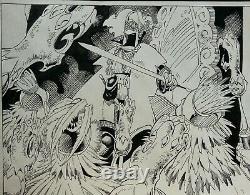 Mike Mignola original comic art pageChronicles of Corum#3 pg. 23 Rare signed