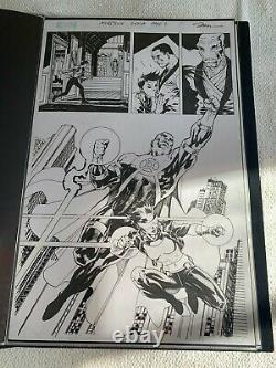 Milestone Returns Splash Page Jim Lee (pencils & inks) Original Art DC Comics