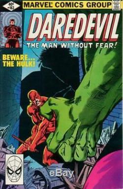 Miller, Frank Daredevil #163 Cover Art (daredevil Vs. Incredible Hulk!) 1980