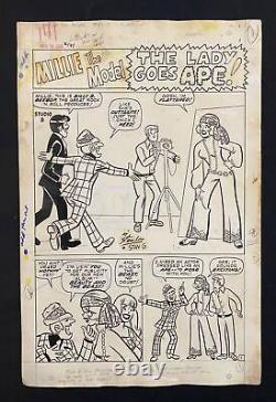 Millie The Model #181 Page 1 Original Comic Art Splash Page Stan Goldberg