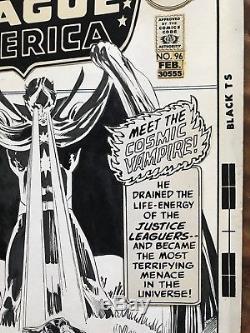 NEAL ADAMS Justice League America #96 Original Cover Art 1972