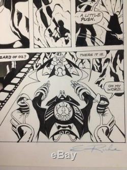 NEXUS Original Comic Book Art BAD MOON RISING Dark Horse Presents #13 STEVE RUDE
