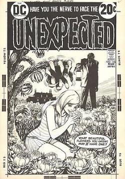 NICK CARDY The UNEXPECTED #145 DC Original Comic Book Bronze Art 1973 COVER