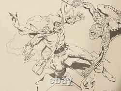 NYCC 2017 Spider-Man vs Hobgoblin 11x14 Original Art Commission by Bob McLeod