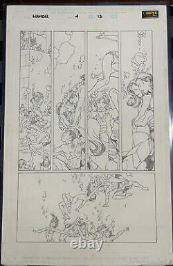 Namor Sub Mariner #4 Page 20 Original Comic Book Art by Salvador Larroca MARVEL