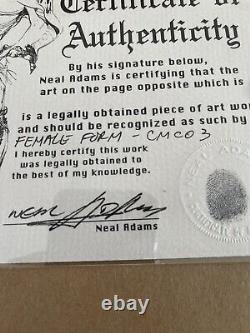Neal Adams Original Comic Art Female