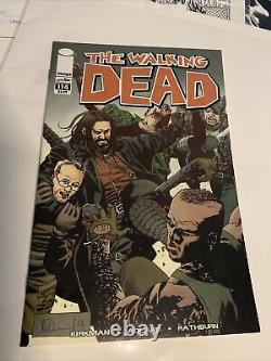 Negan TWD Original comic Art The Walking Dead #114 p. 5, SIGNED Charlie Adlard