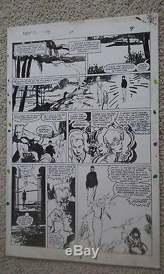 New Mutants #30 pg 7 Sienkiewicz Original Comic Art