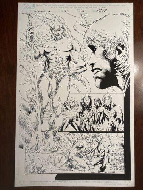 New Mutants 7 Pg 6 Original Art By Diogenes Neves And Ed Tadeo 2009