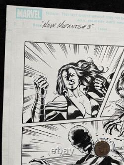 New Mutants Forever #3 p4, Black Queen, Red Skull, Al Rio, Bob McLeod, Marvel