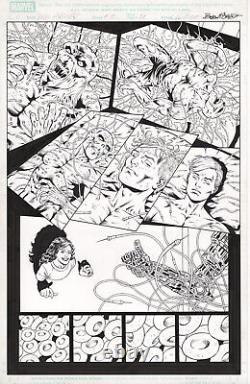 New Mutants Forever #5 p21 Original Comic Art by Al Rio Warlock Shadowcat Cypher