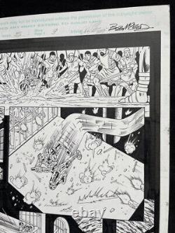 New Mutants Forever #5 p9, Original Comic Art Warlock, Sunspot by Al Rio, Marvel