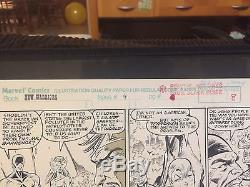 New Warriors Original Comic Art / Issue 9 Pg 8 / Bagley Signed / Marvel / Nova