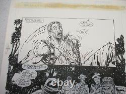 Nick Fury Agent Of Shield #3 Keith Pollard Original Comic Art Page Splash Marvel