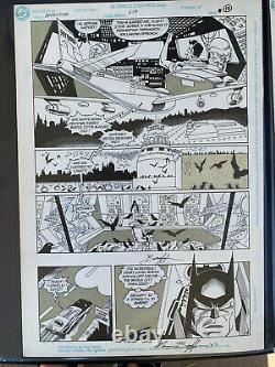 Norm Breyfogle Batman original art Signed