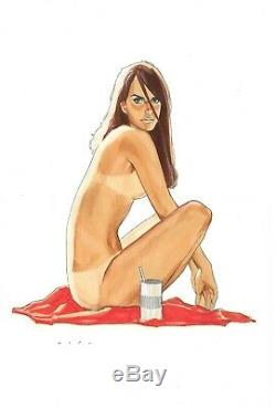 Nude on Beach by Comic Artist PHIL NOTO