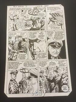 OA Original Art! DAN SPIEGLE Sgt. Rock Annual #2 page 36 DC Comics 11 x 17