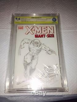 ORIGINAL ART BY HERB TRIMPE HULK 181 Pin Up -on X-Men Giant Size #1 Blank Cover