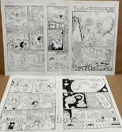 ORIGINAL ART, COMPLETE 5 PG STORY DeCARLO SABRINA #25 IT'S NO WALK. A# 1544