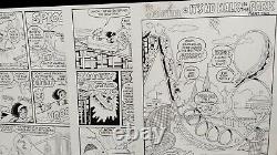 ORIGINAL ART, COMPLETE 5 PG STORY DeCARLO SABRINA #25 IT'S NO WALK. A# 1544