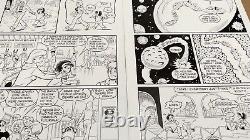 ORIGINAL ART, COMPLETE 5 PG STORY DeCARLO SABRINA #25 IT'S NO WALK. A# 1544